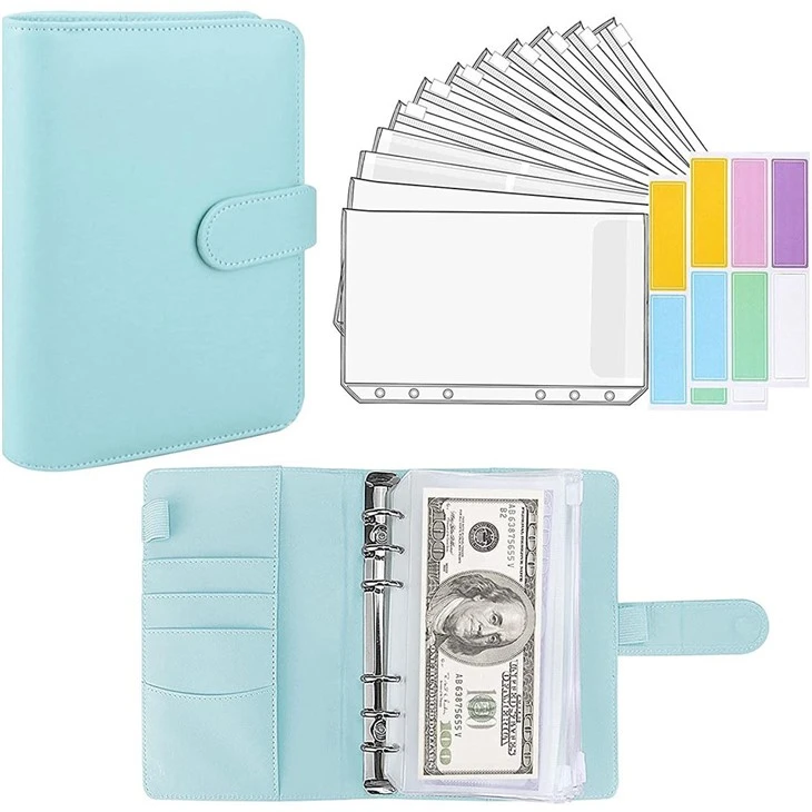 Replacement Macaron  Loose Leaf Notebook Budget Book