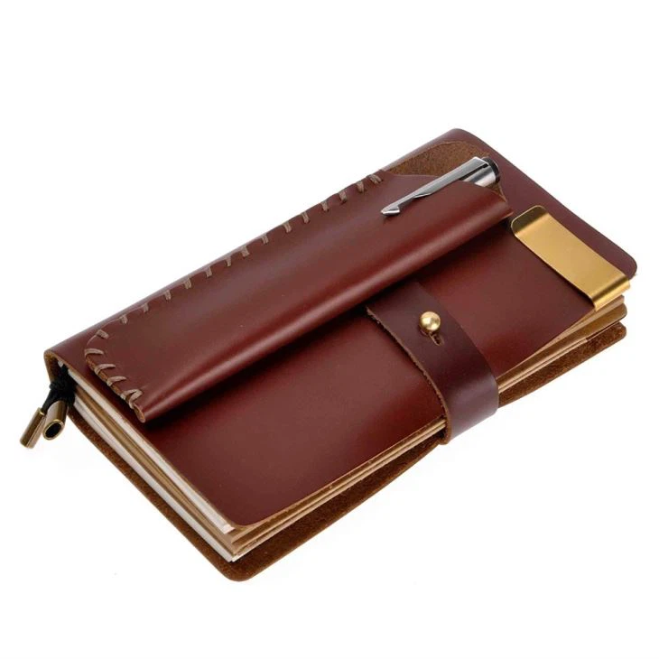 Dark Color A6 Leather Notebook Cover Dark Color A6 Leather Notebook Cover
