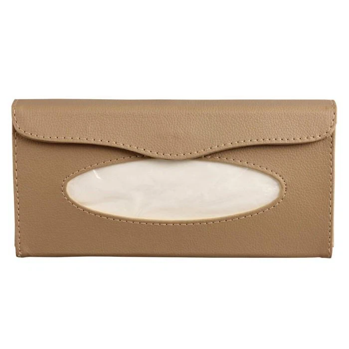 Rectangular PU Leather Tissue Holder