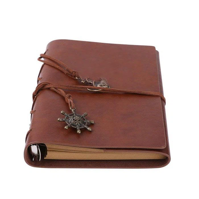 Vintage A5 Leather Travel Notebook