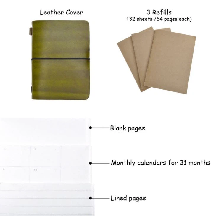 Leather Diary Book Cover Leather Diary Book Cover