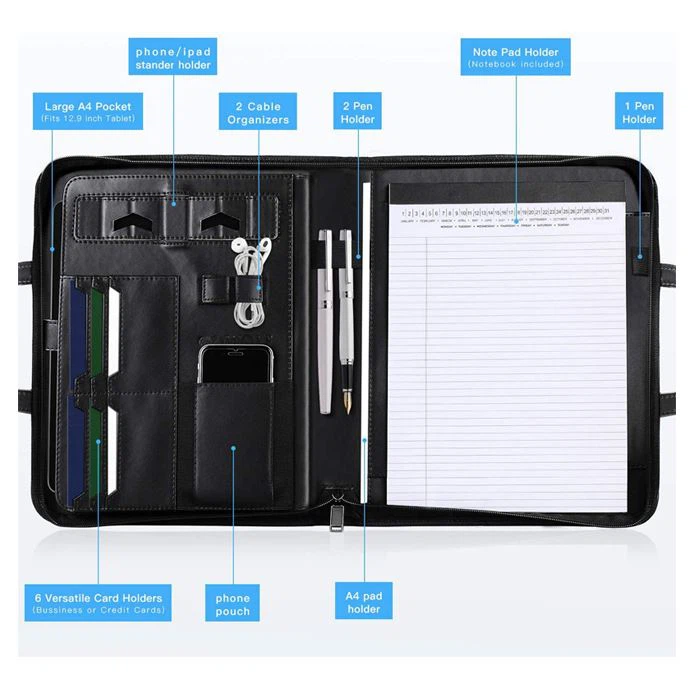 Padfolio Portfolio With Handle