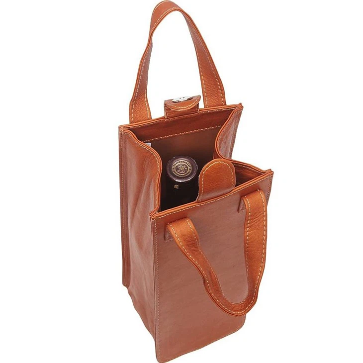 Leather Wine Bag