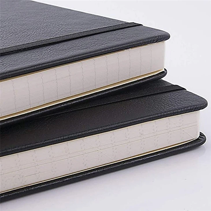 Ruled Paper Leather Notebook